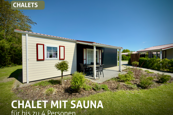 Chalet bis 4 Personen – mit Sauna